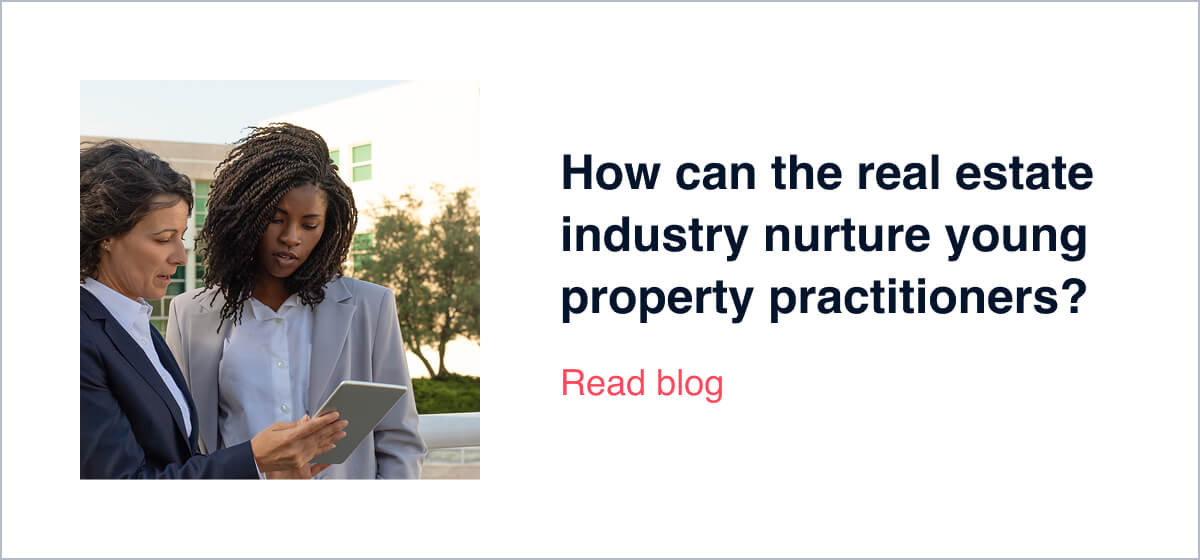 How can the real estate industry nurture young property practitioners?