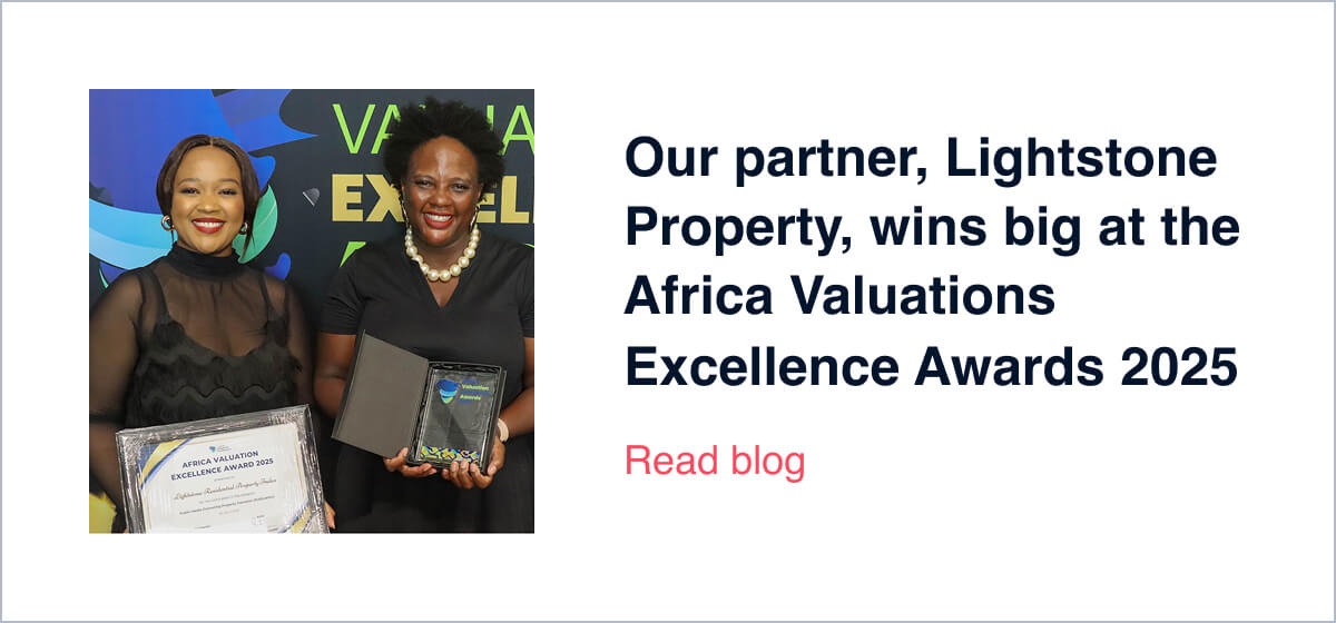 Our partner, Lightstone Property, wins big at the Africa Valuations Excellence Awards 2025