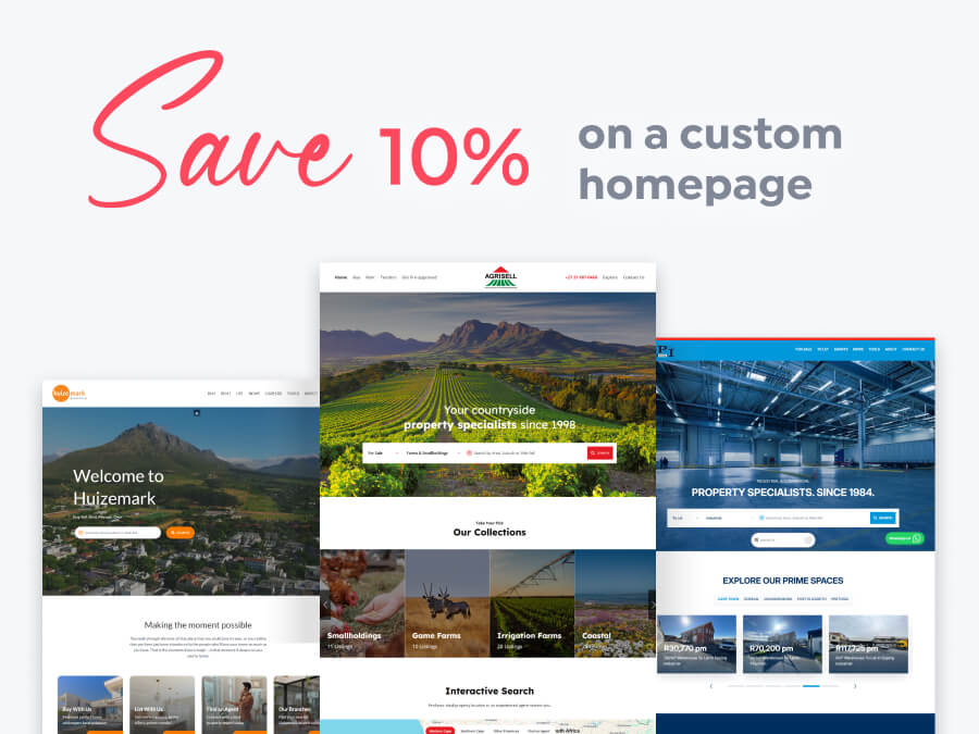 Go custom and make your homepage work harder