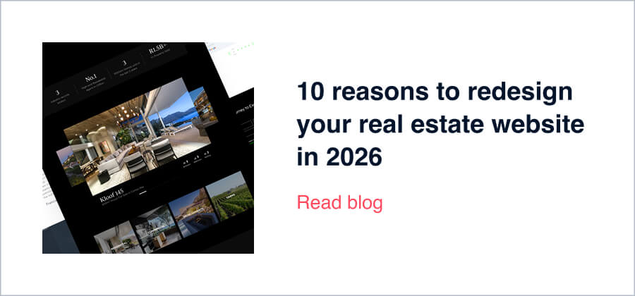 10 reasons to redesign your real estate website in 2026